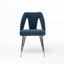Chaises de salle à manger rembourrées en tissu Hecht-106460958