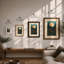 Golden Sun Over Wildflowers Botanical - Framed Print-106199066-106199045