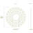 Blume Architectural Grade PVC Pierced Ceiling Medallion-40714641-40714651