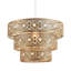 20cm H Metal Novelty Pendant Shade ( Screw On ) in Gold