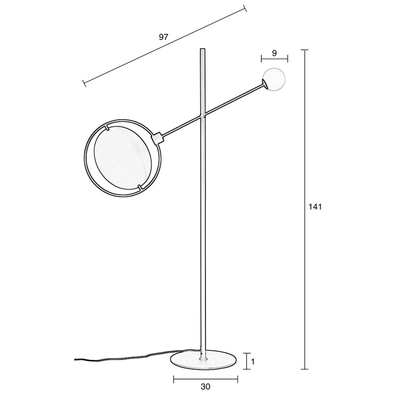 Sirius LED Floor Lamp
