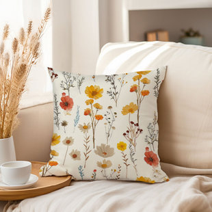 Motif botanique d'automne de style botanique et chalet Cottagecore