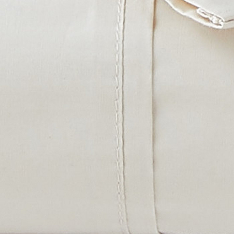Draps en satin de coton 300TC Christian Siriano NY®, Ensemble de draps pour très grand lit californien, Kaki