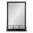 Heider Metal Flat Mirror with Shelves-149169435-154206622