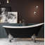 69" x 28" Clawfoot Soaking Fibreglass Bathtub-88987148-88987149