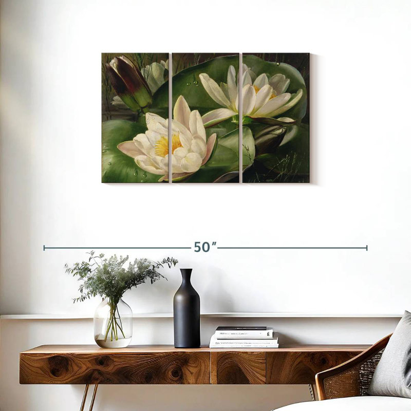 Harnek Classic Water Lilies, 20" H x 33" W