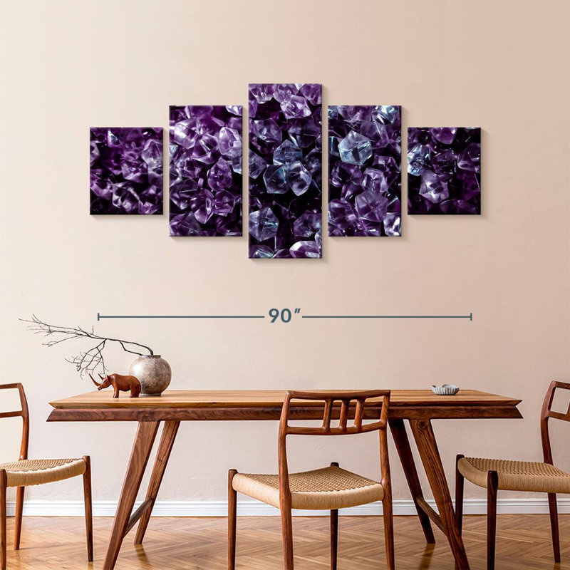 Purple Plastic, 42" H x 92" W
