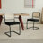 Tristen Rattan and Fabric Upholstered Dining Chairs-124083195-124083197