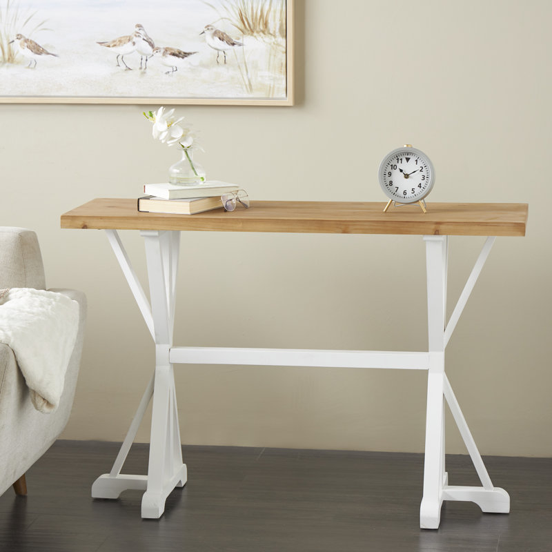 Console en bois massif 47,25 po Camerynn