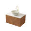 Meuble-lavabo 30 po, meuble de rangement flottant en contreplaqué, portes doubles en sergé avec garniture en métal, vasque en céramique blanche à motif de pierres et plateau en pierre frittée-1999715492