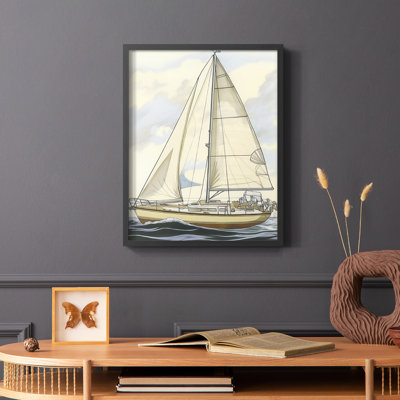 NAUTICAL Series CXXX  -Premium Framed Print -Ready to Hang - No Nails Required