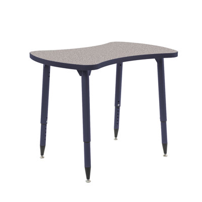 Table d'activité thermofusionnée avec pieds fuselés réglables Adapte 25 x 37