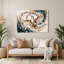 Oiseaux, art mural gris-1156534472