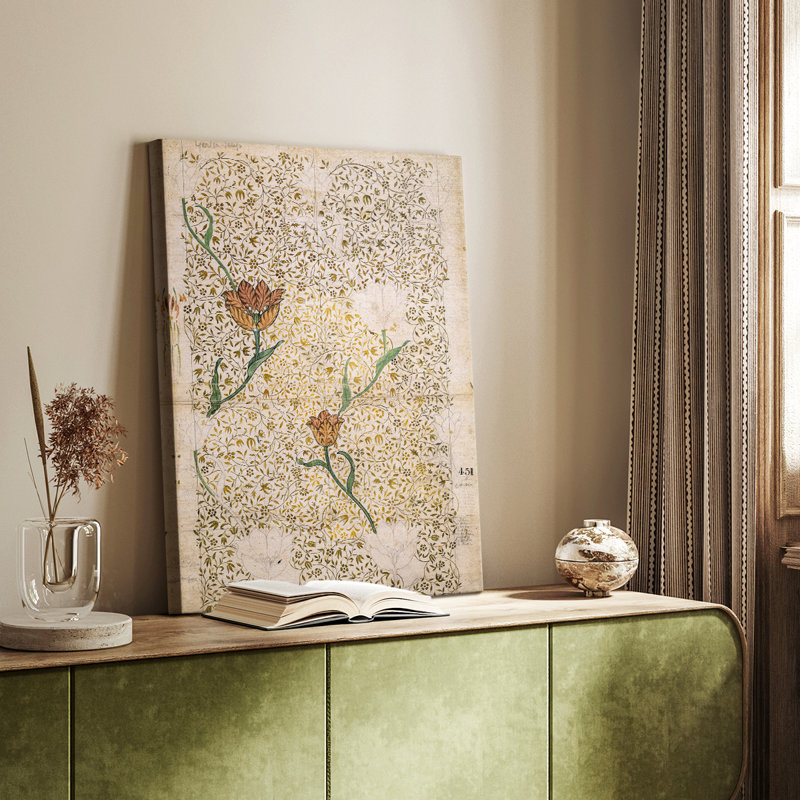 Impression abstraite rétro CIX - galerie Cavas sur mesure, H 27 po x l 18 po