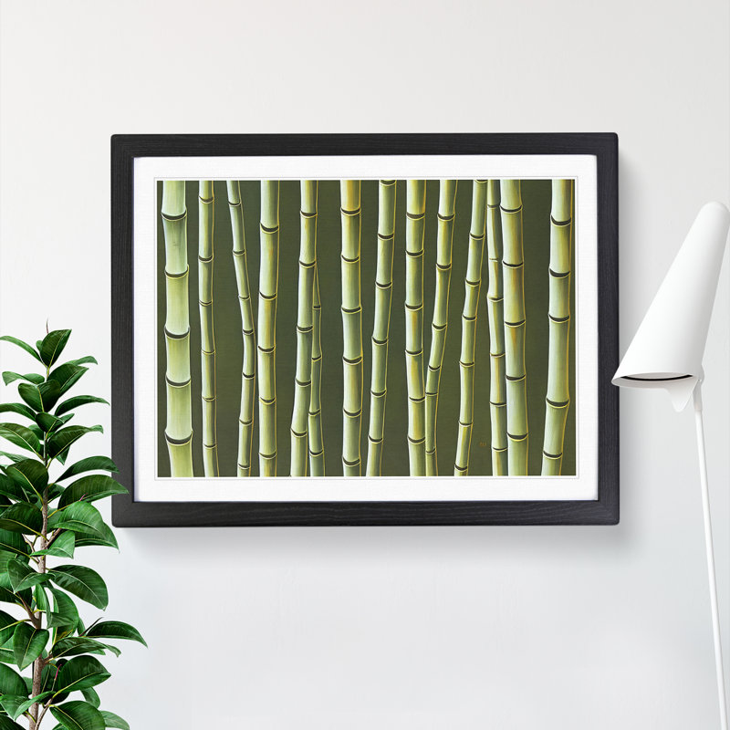 Ultimate Bamboo Forest - Framed Print, Black Framed, 46cm H x 64cm W x 2cm D