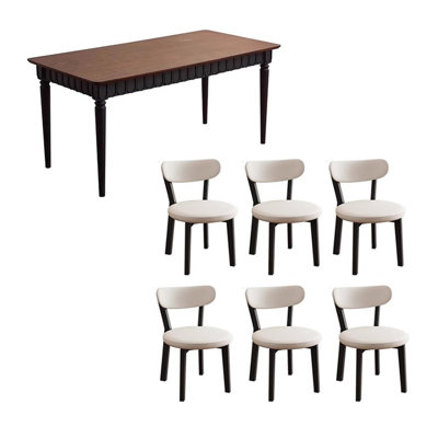 Ensemble de table rétro élégant