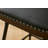 Modern 26" Swivel Faux Leather Upholstered Counter Stool with Wood Trim-433224182-433224181