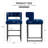 Upholstered 26'' Counter Stool with Metal Frame (Set of 2)-680846064-681237187
