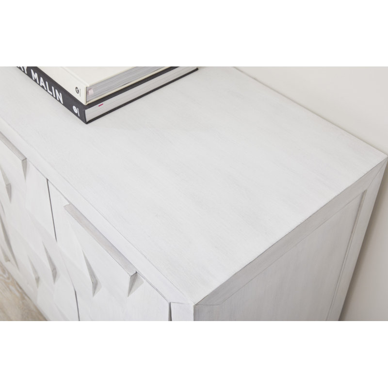 Console de 90 po, Blanc délavé