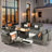 Premium All-Weather Wicker 7 - Person Patio Conversation Set with Cushions-1128862778