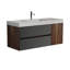 Meuble-lavabo moderne avec lavabo et tiroirs souples