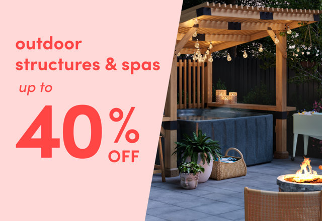 outdoor structure & spa clearout