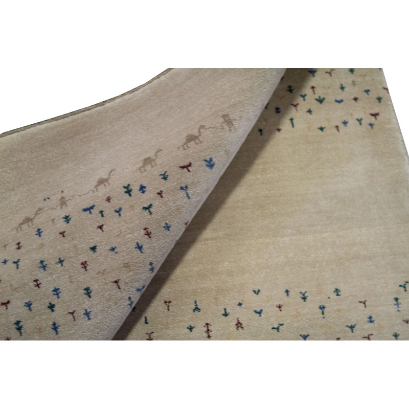 Hand-Knotted High-Quality Gold Area Rug