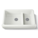 Whitehaven® 36" L x 22" W Double Basin Farmhouse/Apron Kitchen Sink