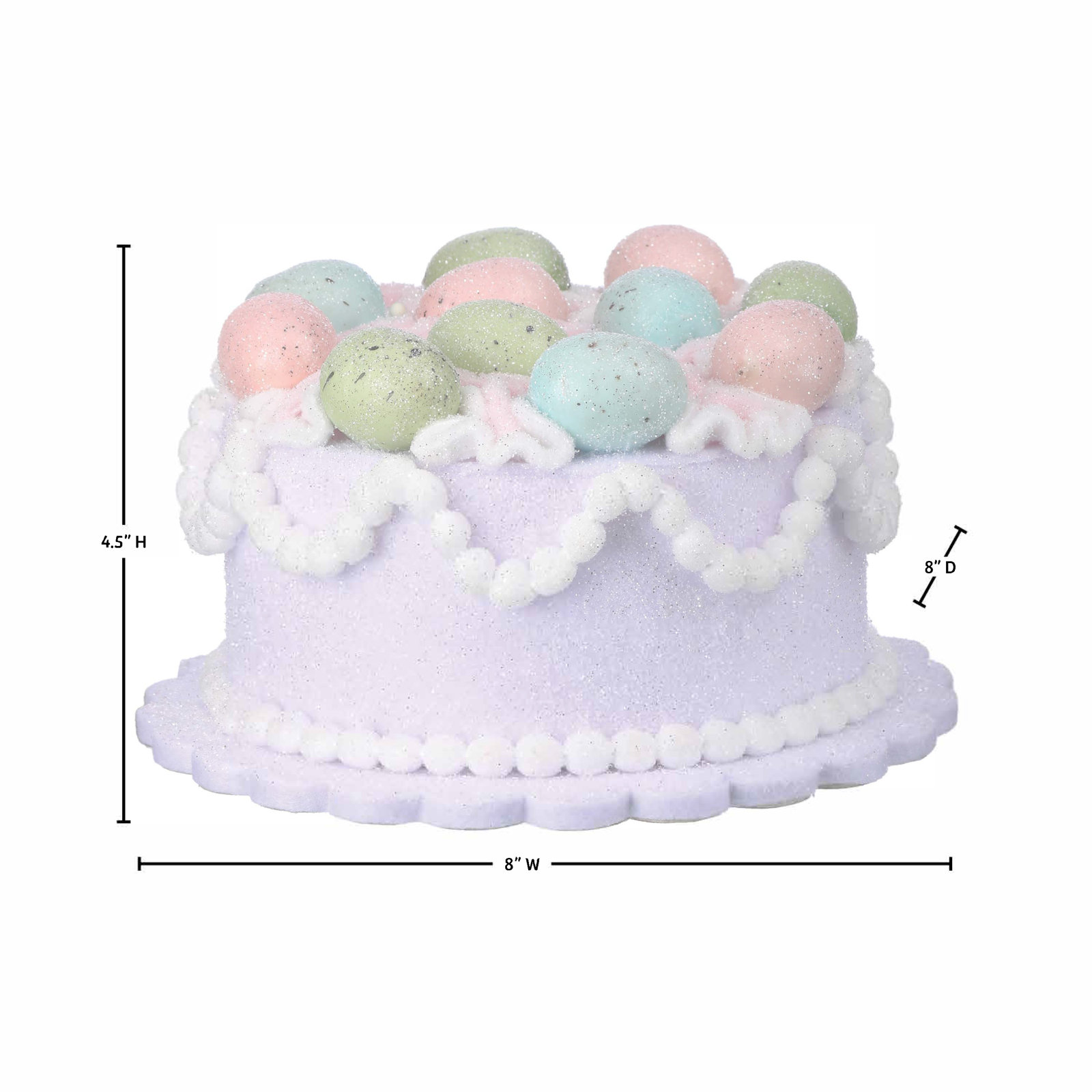 8" Vintage Easter Egg Cake