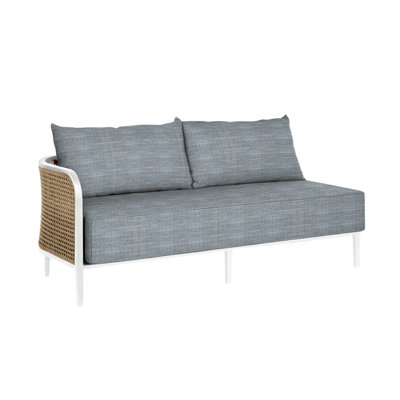 Havana 57" Wide Outdoor Loveseat with Cushions