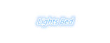 Logo Lights Bed