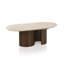 Table basse ovale en pierre véritable Luca-1226884714
