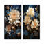 Opulent Reflections Lotus - lot de 2 impressions de lotus en métal-1208641422
