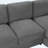 84.6" L-Shaped Sectional With Curved Chaise, USB Ports & Side Storage Pockets-1624056135