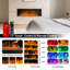 8 flammes de couleur 3D avec foyers Vpaor inserts et foyers électriques autoportants SANS chauffage avec télécommande et application intelligente Fumoir à vapeur d'humidificateur-422689998