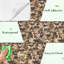Papier peint auto-adhésif mural brun clair à motif de taches abstraites camouflage-1602863821