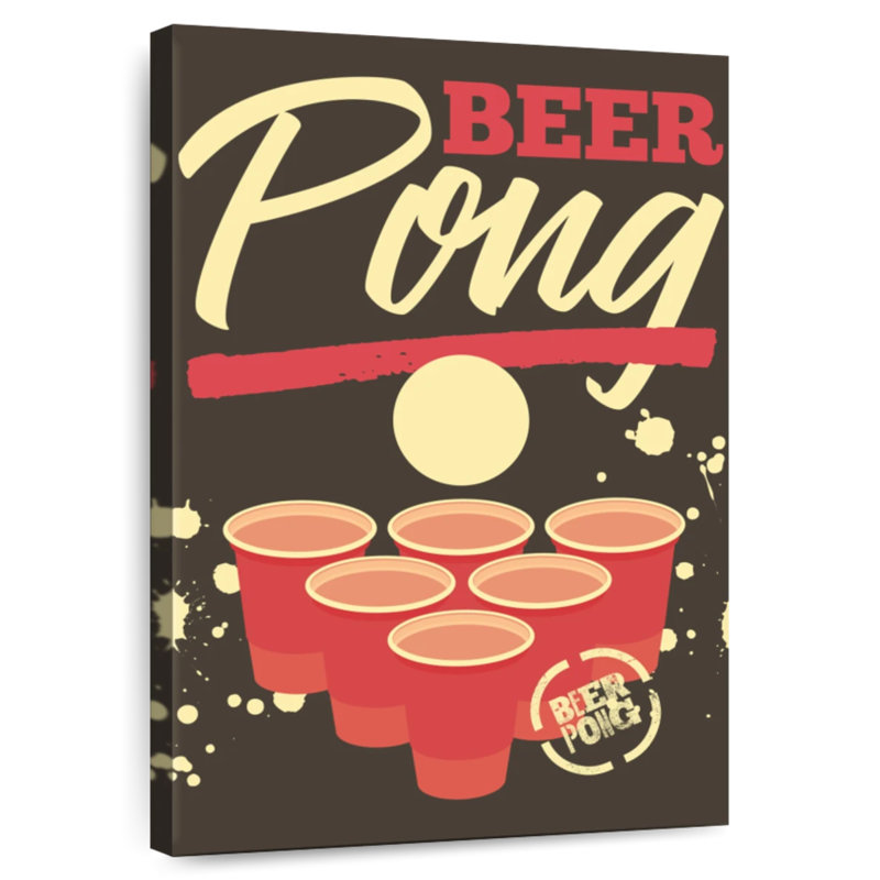 Pong à bière Tergel Vintage, H 51 po x l 34 po
