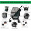 Escorte à 3 roues pour chat, chat, poussette pour chien, chats, meilleur, léger, pliable, portatif, compact, jogger, tout-terrain-114988423