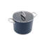 Joseph Joseph Space Ceramic Non-Stick 8.5 Qt. Stock Pot with Folding Handles and Lid