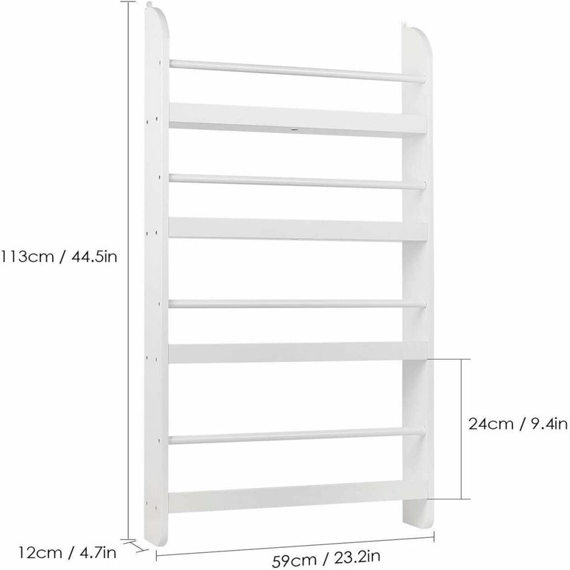 Raageh 117cm H x 60cm W Bookcase