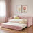 Upholstered Daybed With Pop Up Trundle-555575831
