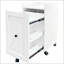 Organisateur multifonctionnel de casse-croûte et de canettes de soda pour garde-manger avec roulettes, support de rangement mobile à 3 niveaux