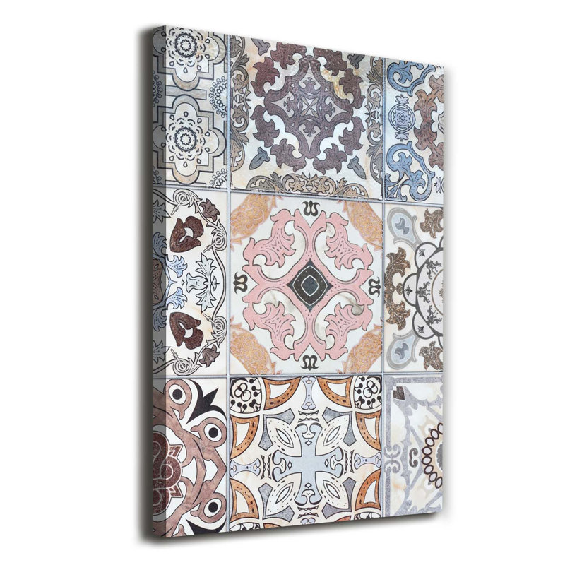 Ceramic Tiles - Wrapped Canvas Print