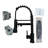 Kitchen Faucet With Pull Down Sprayer, Touch On Single Handle 2- Function Stainless Steel Spring Neck, Single Hole Installation For Residential, Commercial, RV, Bar & More, Matte Black-121318394
