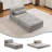 Single Seater and 1 Ottoman (Dark Gray)