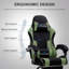 GTPLAYER Adjustable Reclining Ergonomic Swiveling PC & Racing Game Chair with Footrest-113244927