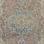 Tapis rétro en laine fait à la main. Tapis unique à motif médaillon