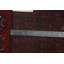 Tapis géométrique rouge à motif oriental afghan pour vestibule 3 x 4