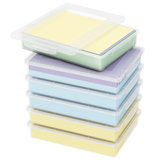 6 Pack Plastic Multi-Purpose Storage Box With Latching Lids, Clear A4 Paper Storage, Classroom Organization, Storage Containers For Board Game, Craft, Document, Magazine, Art Supplies