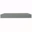Pliable 9 po Base de lit en métal avec matelas, sommier sommier simple, gris